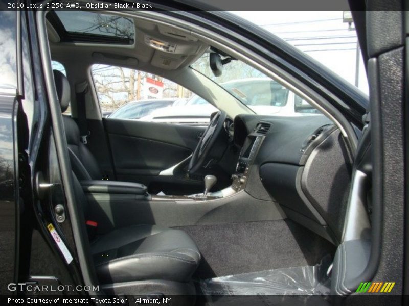 Obsidian Black / Black 2010 Lexus IS 250 AWD