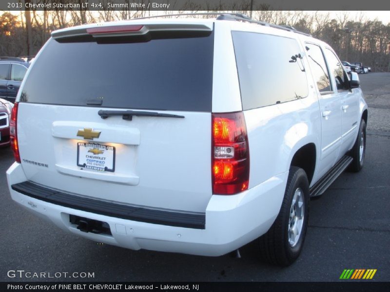 Summit White / Ebony 2013 Chevrolet Suburban LT 4x4
