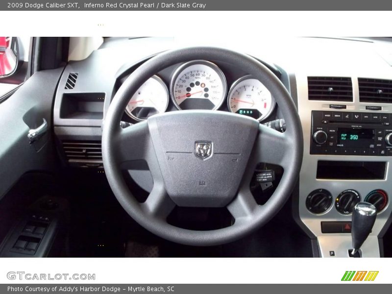Inferno Red Crystal Pearl / Dark Slate Gray 2009 Dodge Caliber SXT