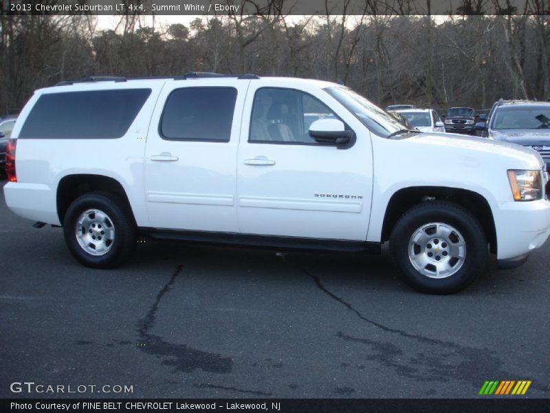 Summit White / Ebony 2013 Chevrolet Suburban LT 4x4