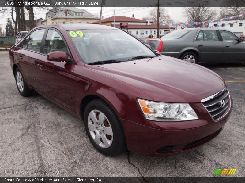 Front 3/4 View of 2009 Sonata GLS