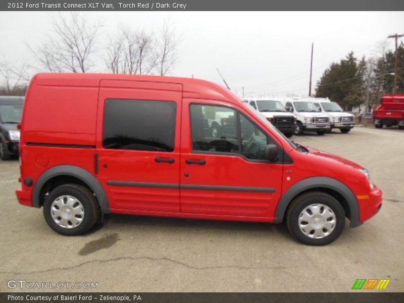 Torch Red / Dark Grey 2012 Ford Transit Connect XLT Van