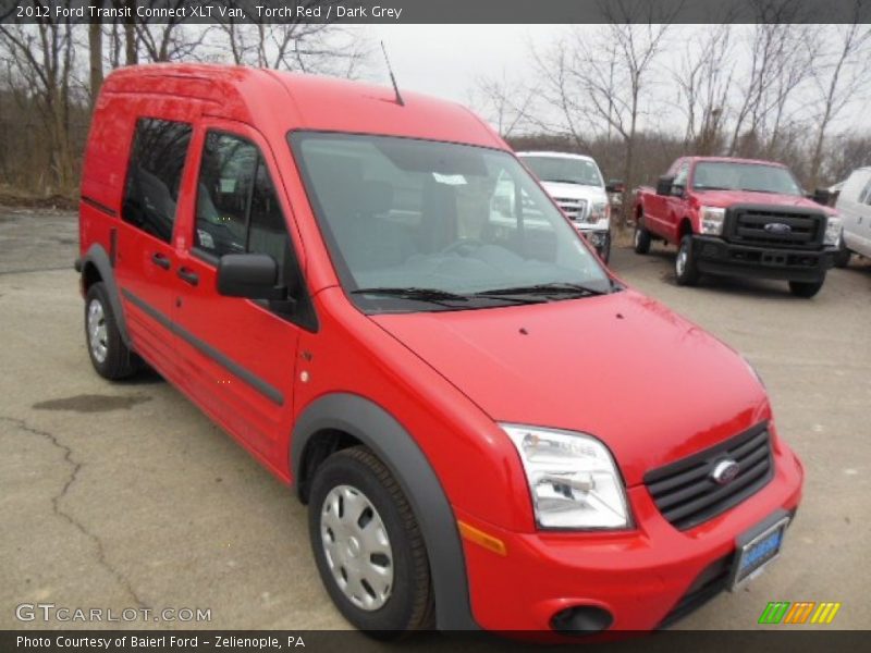 Torch Red / Dark Grey 2012 Ford Transit Connect XLT Van