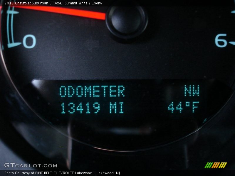 Summit White / Ebony 2013 Chevrolet Suburban LT 4x4