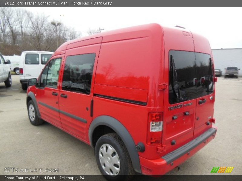 Torch Red / Dark Grey 2012 Ford Transit Connect XLT Van
