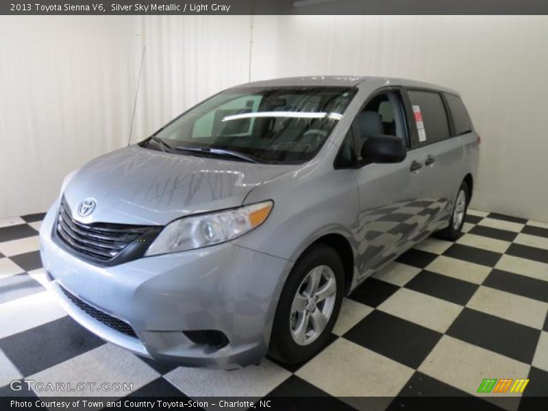 Silver Sky Metallic / Light Gray 2013 Toyota Sienna V6