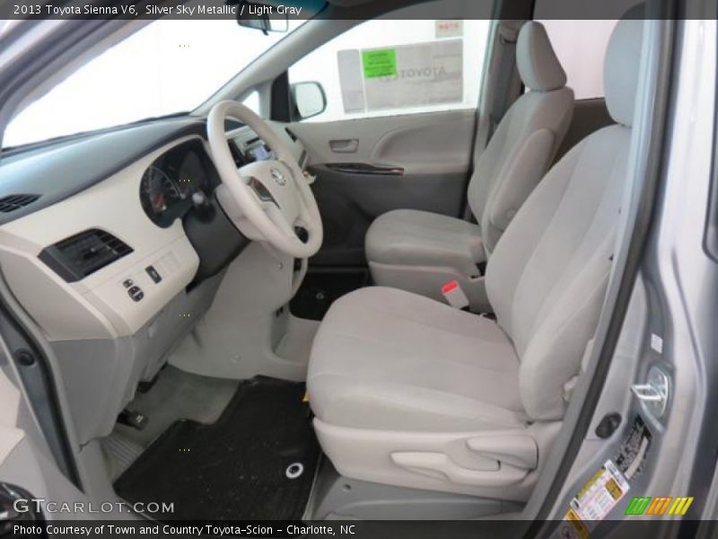  2013 Sienna V6 Light Gray Interior