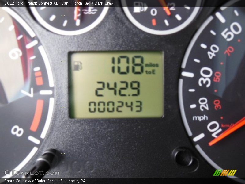 Torch Red / Dark Grey 2012 Ford Transit Connect XLT Van