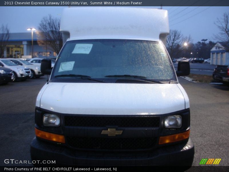 Summit White / Medium Pewter 2013 Chevrolet Express Cutaway 3500 Utility Van