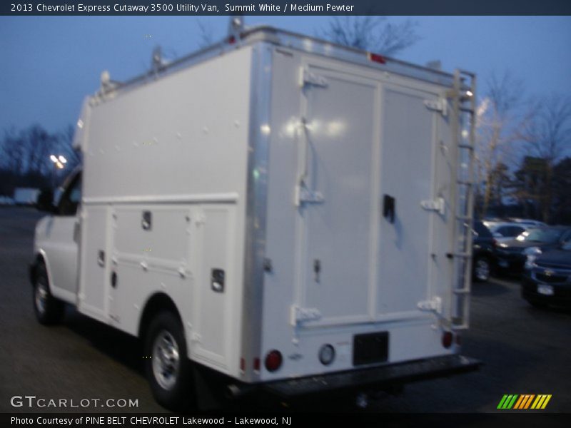 Summit White / Medium Pewter 2013 Chevrolet Express Cutaway 3500 Utility Van