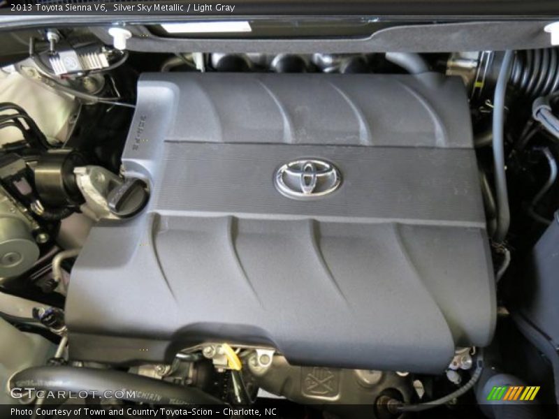 Silver Sky Metallic / Light Gray 2013 Toyota Sienna V6