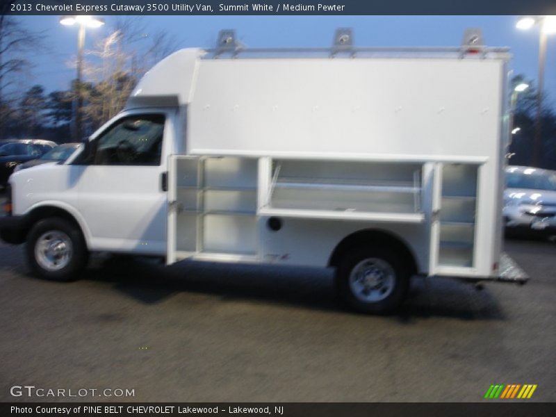 Summit White / Medium Pewter 2013 Chevrolet Express Cutaway 3500 Utility Van