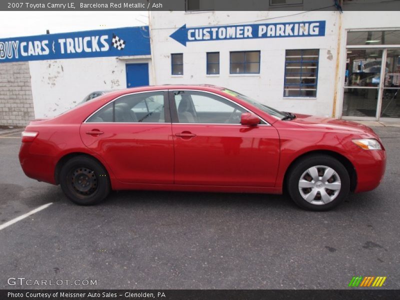 Barcelona Red Metallic / Ash 2007 Toyota Camry LE