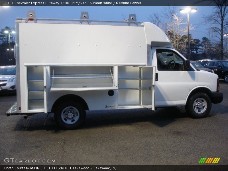 Summit White / Medium Pewter 2013 Chevrolet Express Cutaway 3500 Utility Van