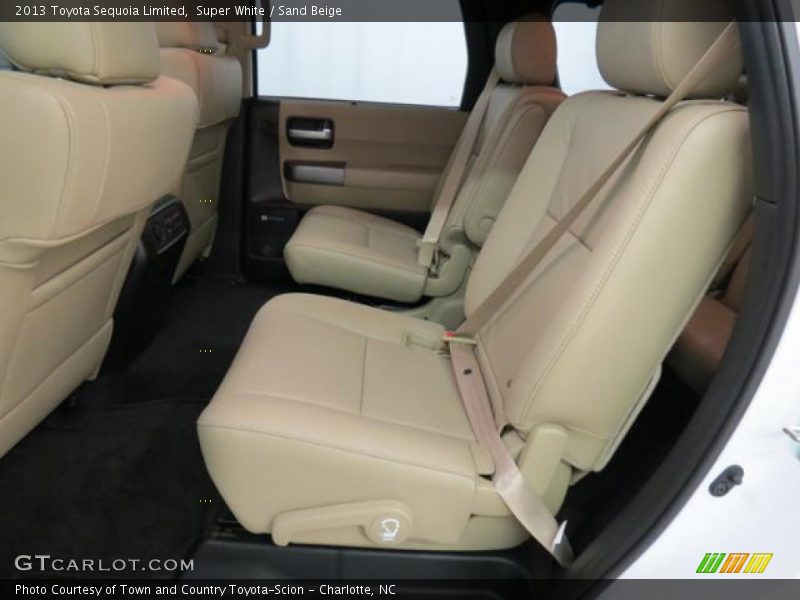 Super White / Sand Beige 2013 Toyota Sequoia Limited