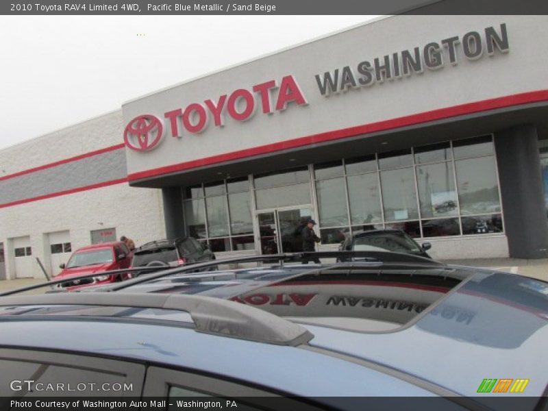 Pacific Blue Metallic / Sand Beige 2010 Toyota RAV4 Limited 4WD