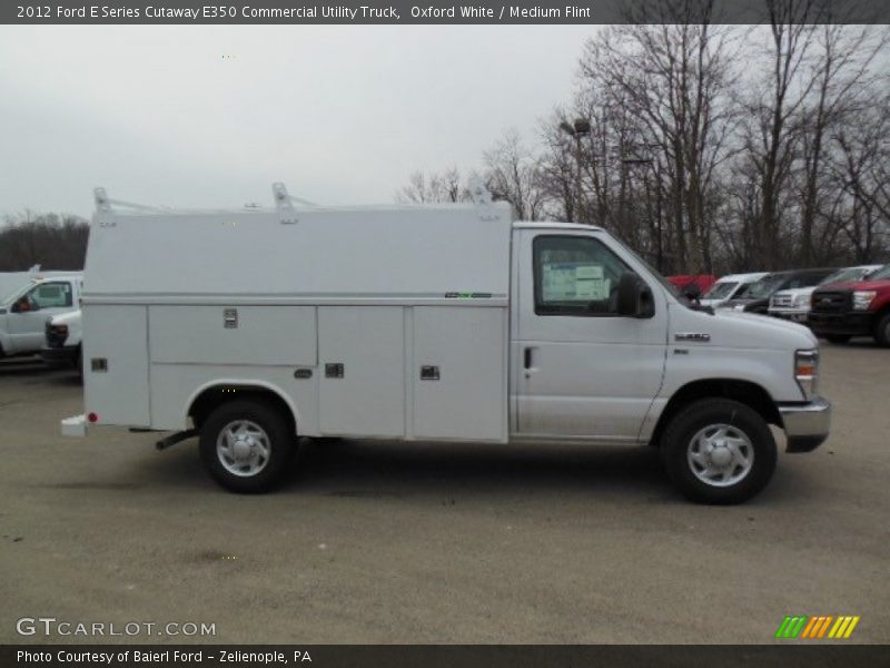 Oxford White / Medium Flint 2012 Ford E Series Cutaway E350 Commercial Utility Truck