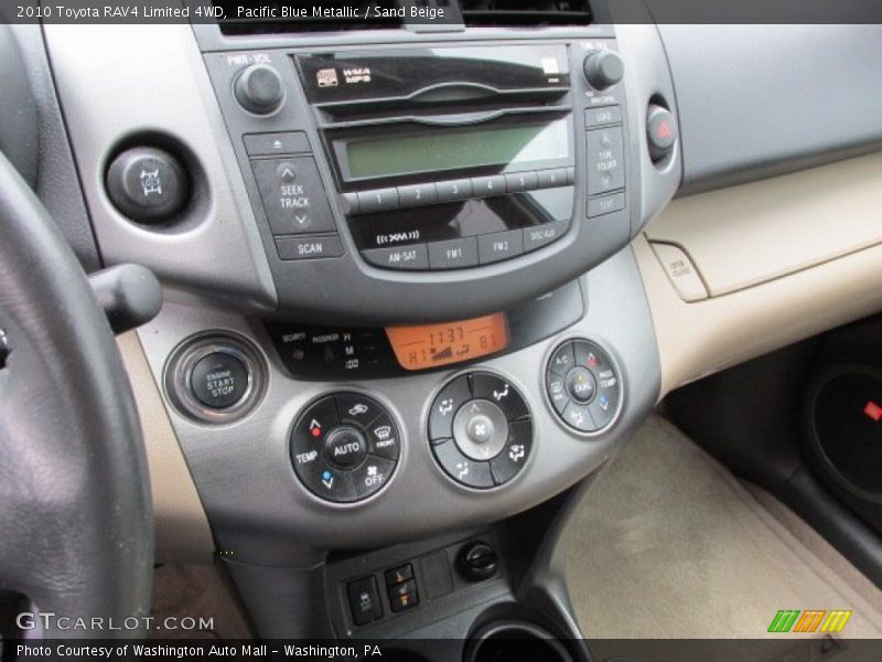 Pacific Blue Metallic / Sand Beige 2010 Toyota RAV4 Limited 4WD
