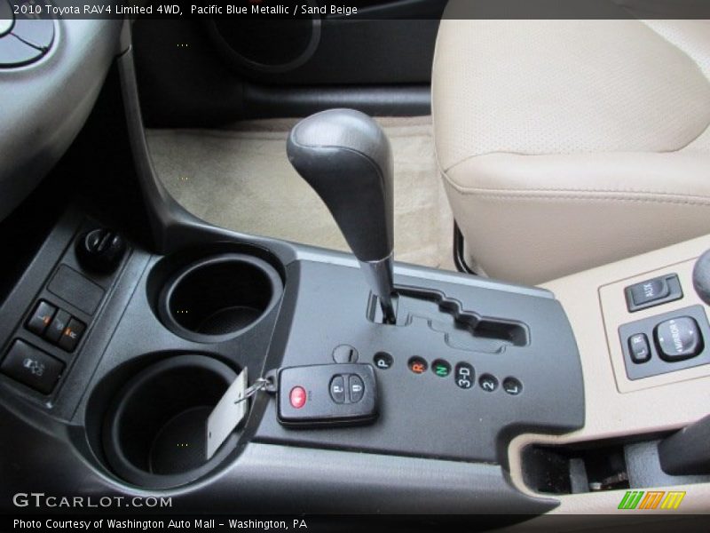 Pacific Blue Metallic / Sand Beige 2010 Toyota RAV4 Limited 4WD