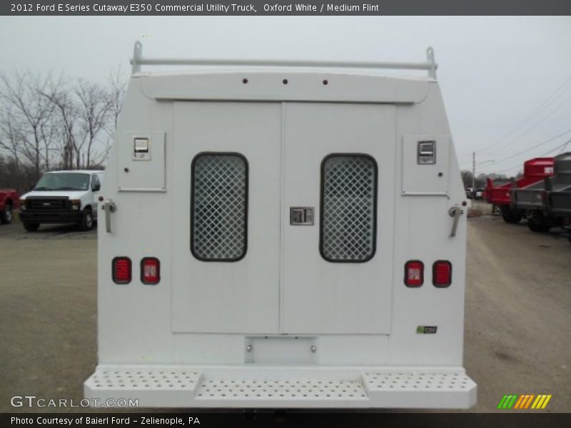 Oxford White / Medium Flint 2012 Ford E Series Cutaway E350 Commercial Utility Truck