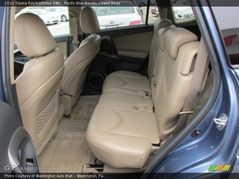 Pacific Blue Metallic / Sand Beige 2010 Toyota RAV4 Limited 4WD