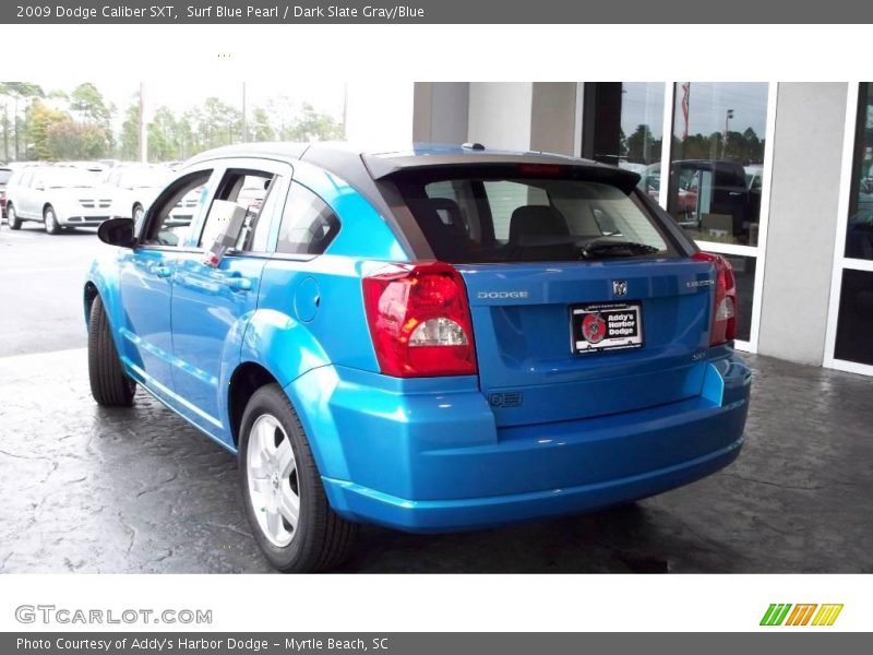 Surf Blue Pearl / Dark Slate Gray/Blue 2009 Dodge Caliber SXT