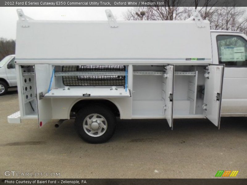 Oxford White / Medium Flint 2012 Ford E Series Cutaway E350 Commercial Utility Truck