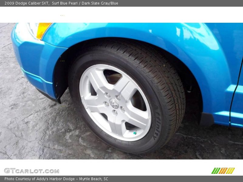 Surf Blue Pearl / Dark Slate Gray/Blue 2009 Dodge Caliber SXT