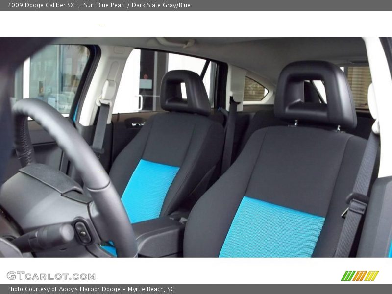 Surf Blue Pearl / Dark Slate Gray/Blue 2009 Dodge Caliber SXT
