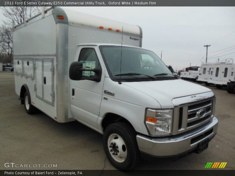 Front 3/4 View of 2013 E Series Cutaway E350 Commercial Utility Truck