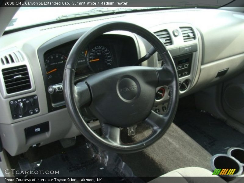 Summit White / Medium Pewter 2008 GMC Canyon SL Extended Cab