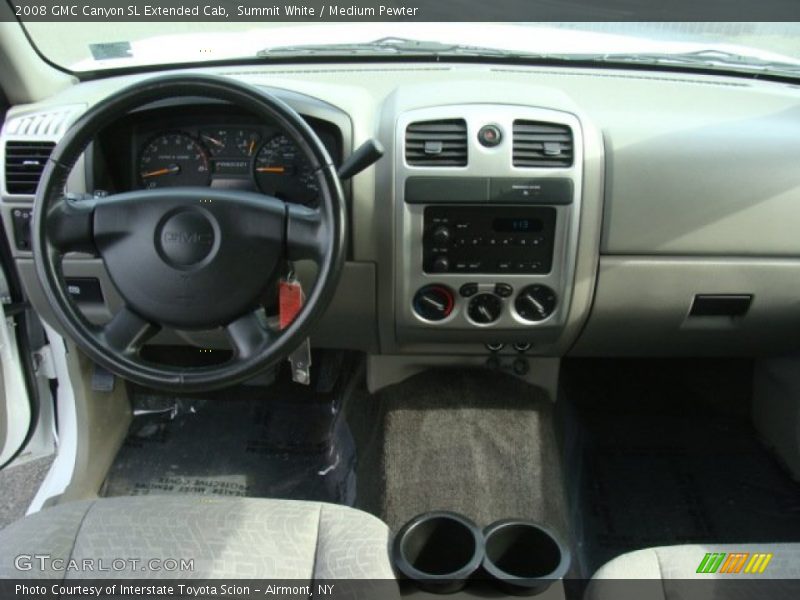 Summit White / Medium Pewter 2008 GMC Canyon SL Extended Cab