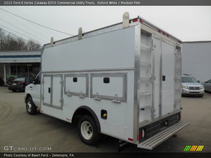 2013 E Series Cutaway E350 Commercial Utility Truck Oxford White