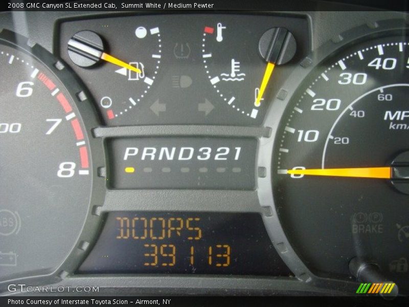 Summit White / Medium Pewter 2008 GMC Canyon SL Extended Cab