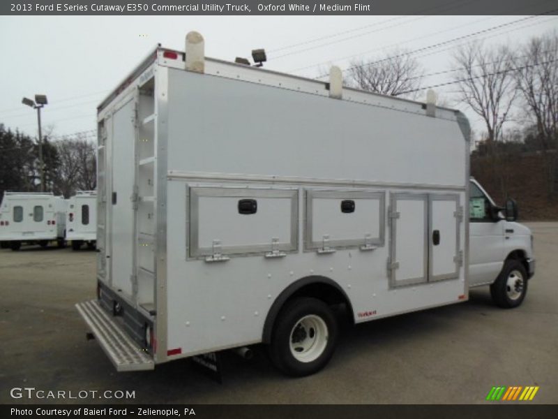 Oxford White / Medium Flint 2013 Ford E Series Cutaway E350 Commercial Utility Truck