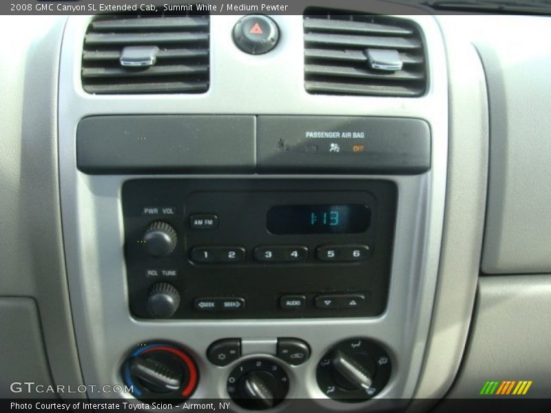 Summit White / Medium Pewter 2008 GMC Canyon SL Extended Cab