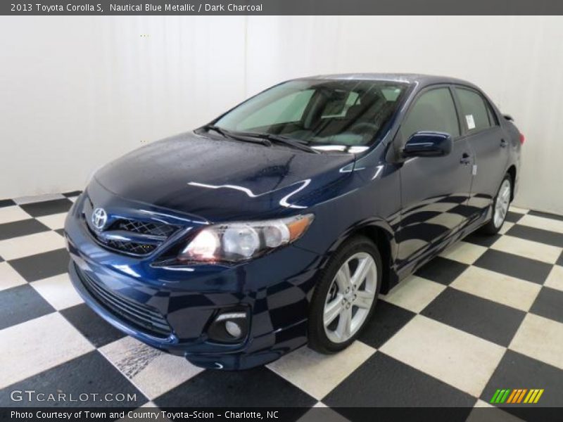 Nautical Blue Metallic / Dark Charcoal 2013 Toyota Corolla S