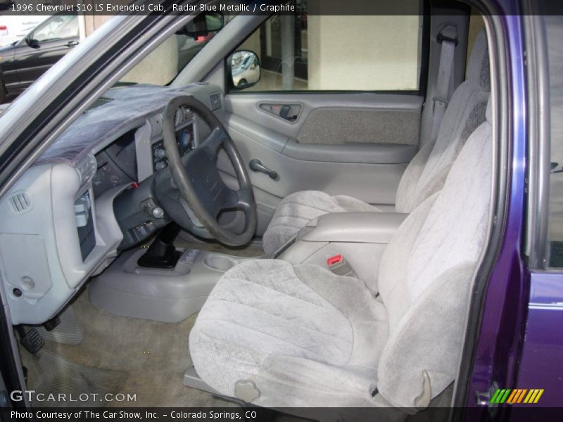  1996 S10 LS Extended Cab Graphite Interior
