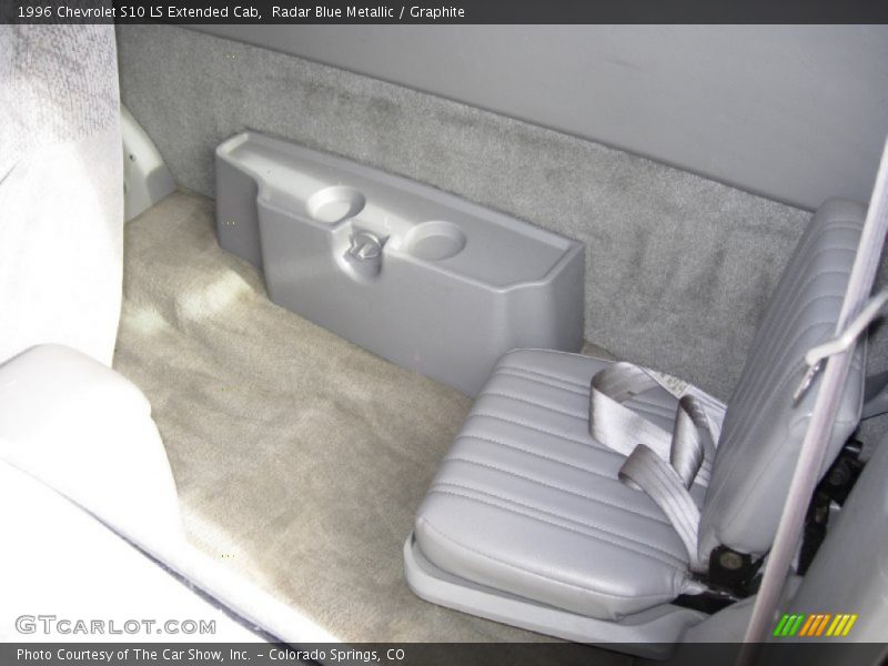 Rear Seat of 1996 S10 LS Extended Cab