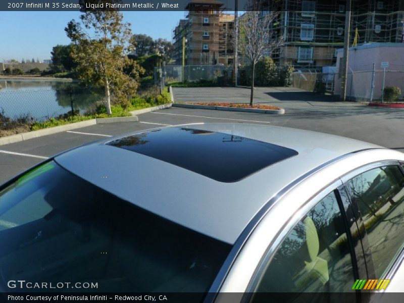 Liquid Platinum Metallic / Wheat 2007 Infiniti M 35 Sedan