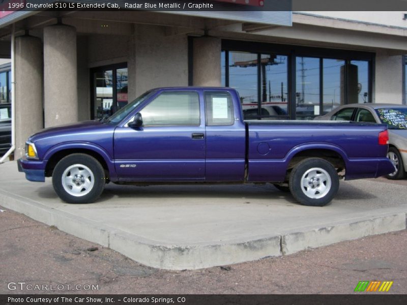  1996 S10 LS Extended Cab Radar Blue Metallic