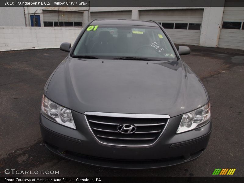 Willow Gray / Gray 2010 Hyundai Sonata GLS