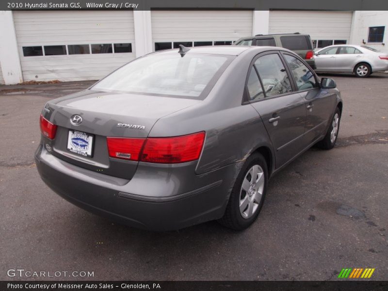 Willow Gray / Gray 2010 Hyundai Sonata GLS
