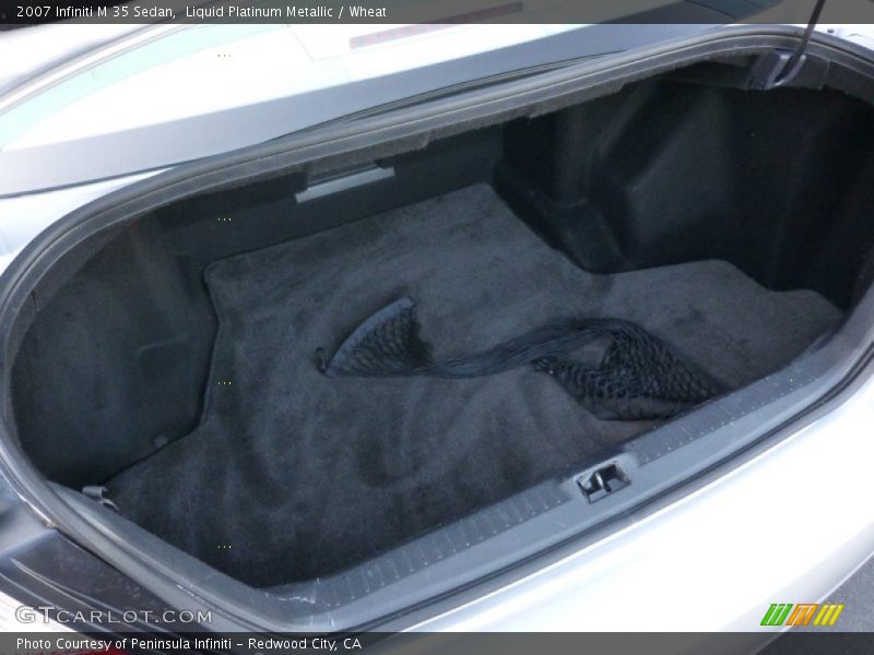Liquid Platinum Metallic / Wheat 2007 Infiniti M 35 Sedan