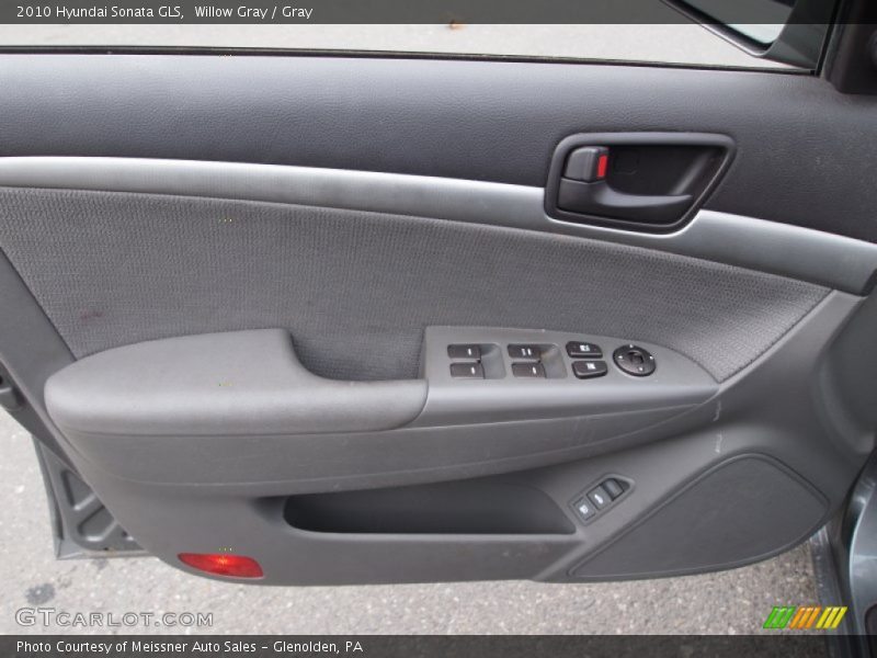 Willow Gray / Gray 2010 Hyundai Sonata GLS
