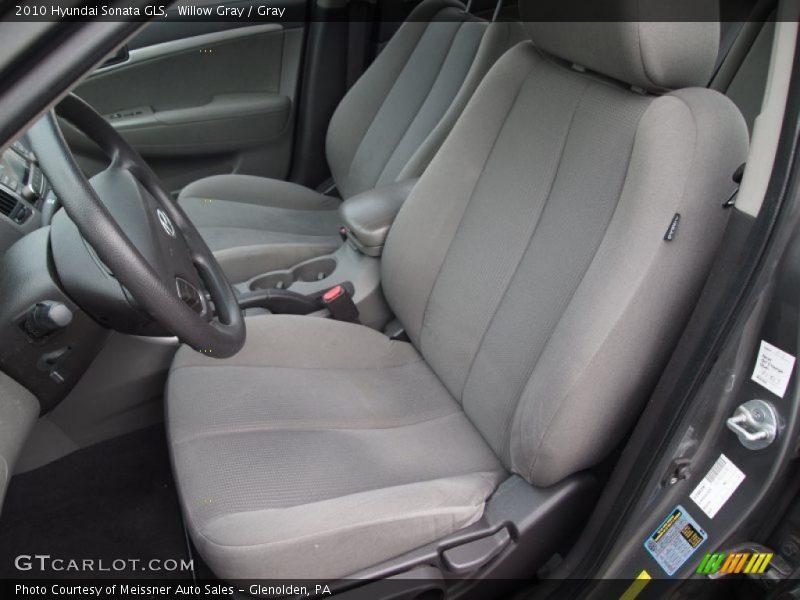 Willow Gray / Gray 2010 Hyundai Sonata GLS