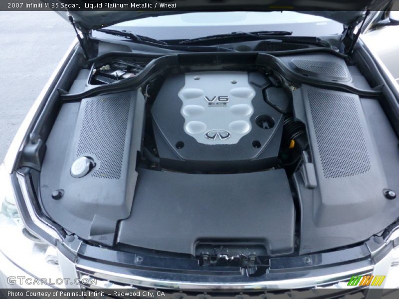 Liquid Platinum Metallic / Wheat 2007 Infiniti M 35 Sedan