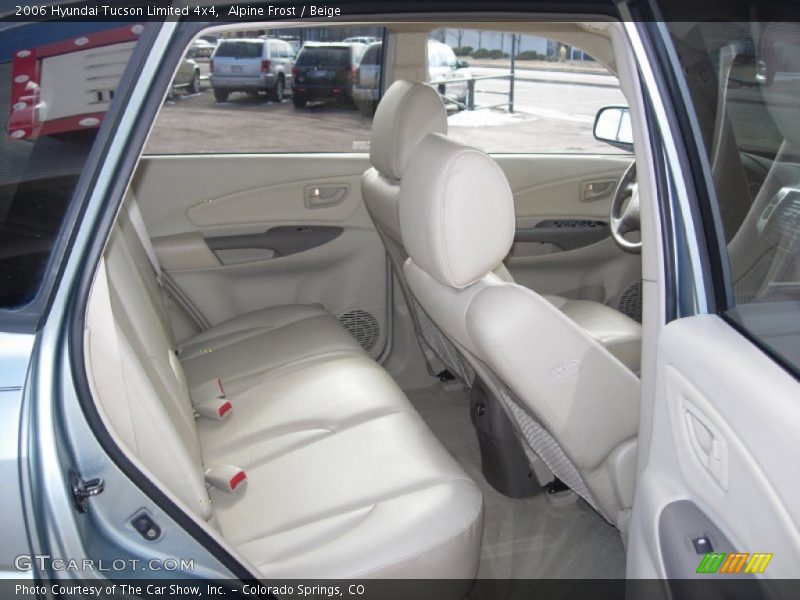 Alpine Frost / Beige 2006 Hyundai Tucson Limited 4x4