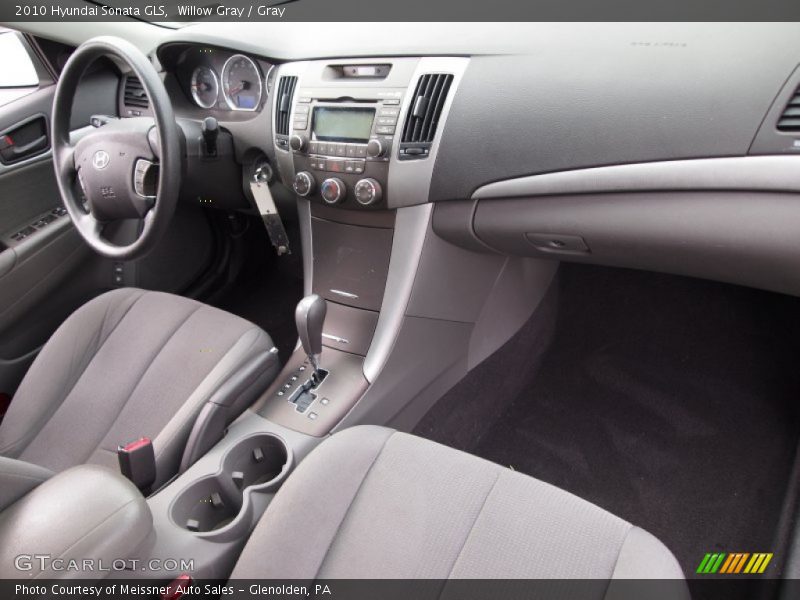 Willow Gray / Gray 2010 Hyundai Sonata GLS