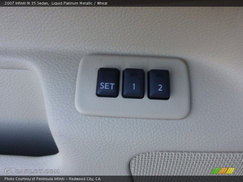 Liquid Platinum Metallic / Wheat 2007 Infiniti M 35 Sedan